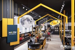 ออกแบบ ผลิต และติดตั้งร้าน : ร้าน The Moon กทม.